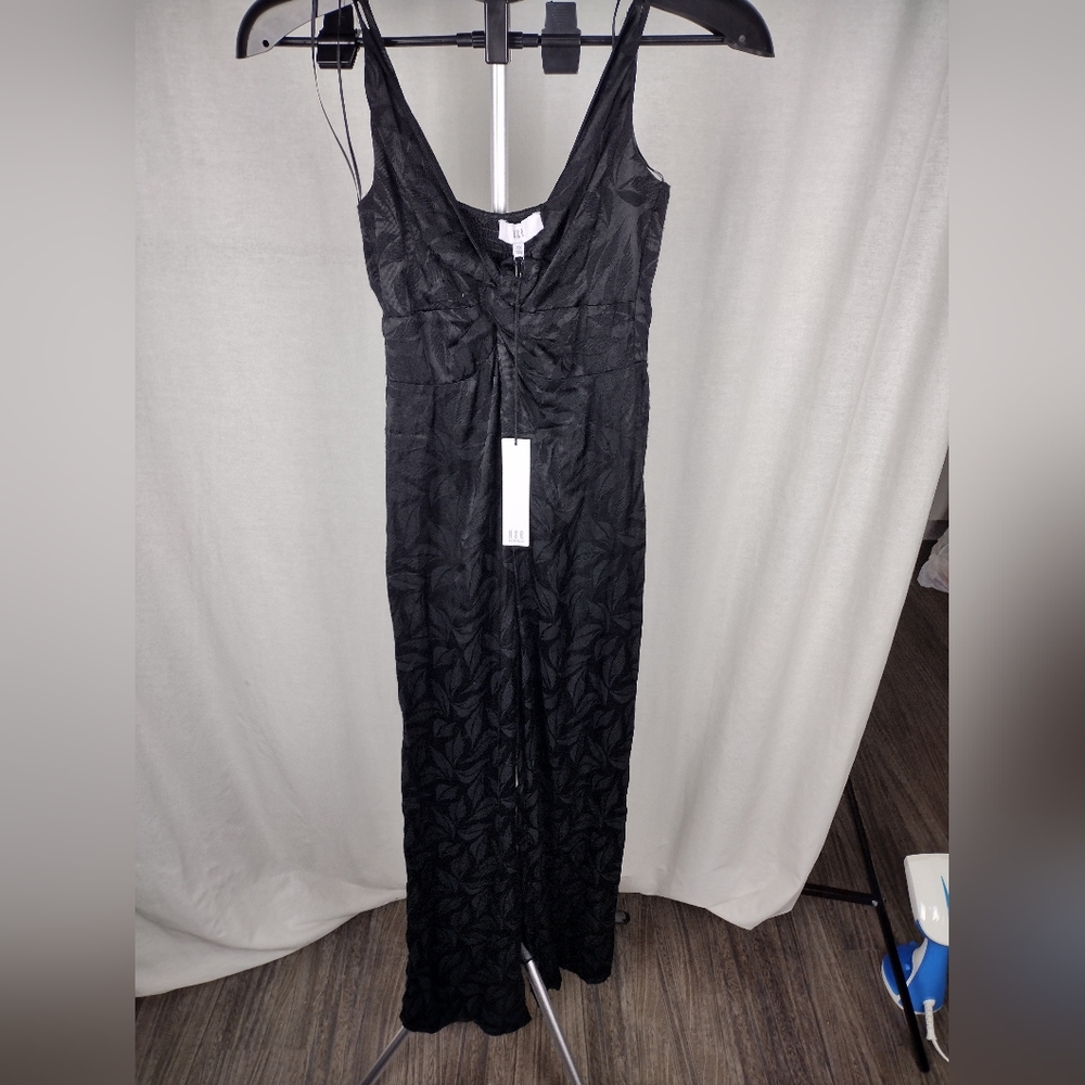 NSR Molli Jacquard Black Sleveless Jumpsuit Size XS NWT - Picture 6 of 17
